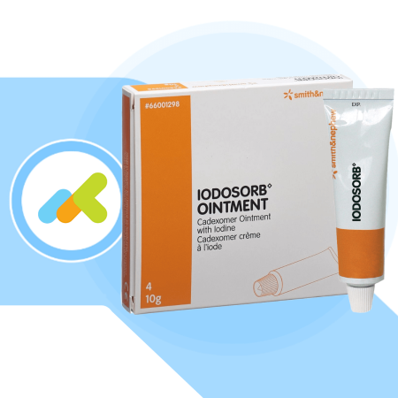 Iodosorb Ointment pasta sterile a base di cadexomero con iodio