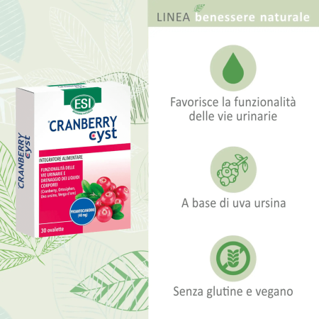 Esi Cranberry Cyst | Integratore Benessere delle Vie Urinarie | 16 Pocket Drink