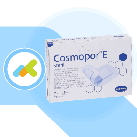 Cosmopor E medicazione adesiva sterile 5x7,2 10pz Cosmopor E medicazione adesiva sterile 5x7,2 10pz