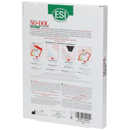 Esi No-Dol Cerotti | Sollievo dai Dolori Muscolari e Articolari | 5 pezzi 2