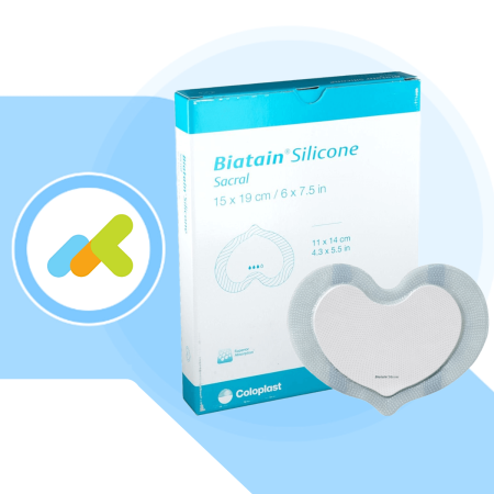 Biatain Silicone Sacro | Medicazione in Poliuretano | Assorbimento Ottimale Fluidi | 5 pezzi Biatain Silicone Sacro | Medicazione in Poliuretano | Assorbimento Ottimale Fluidi | 5 pezzi