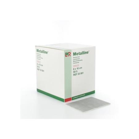 Metalline Compresse 8x10 | Medicazione Assorbente | 50 Pezzi