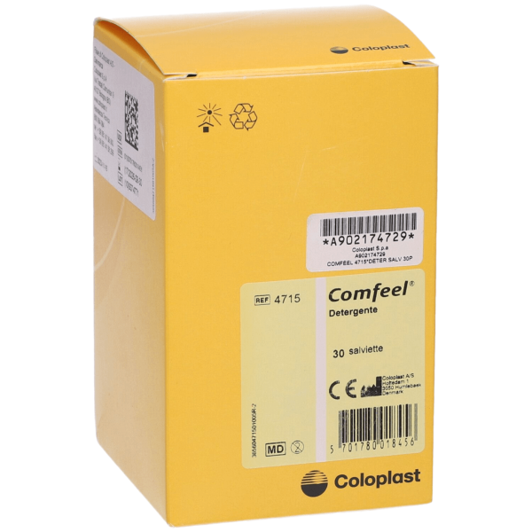 Comfeel Salviette Detergenti | Rimozione Efficace degli Adesivi | Effetto Lenitivo | 30 pezzi