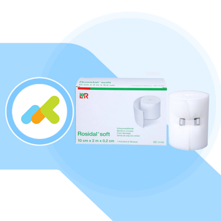 Rosidal Soft 10 x 0,2 x 2m | Benda in Schiuma di Poliuretano | Protettiva e Morbida | 2 pezzi