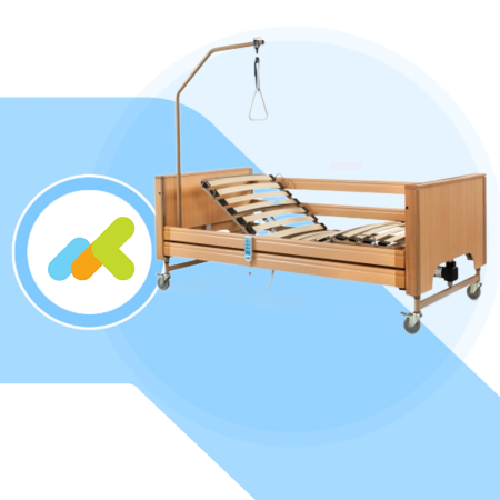 Letto elettrico per degenza con sponde e ad altezza variabile Intermed