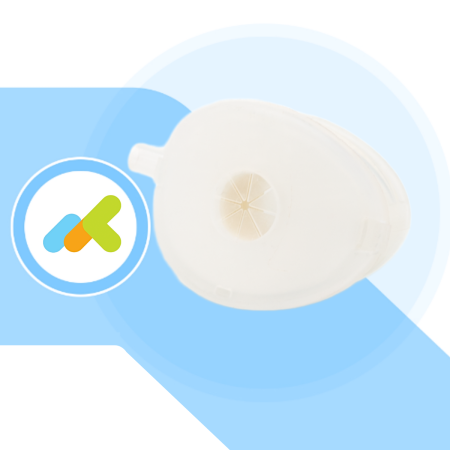 EASY BREATH| Scambiatore di Calore e Umidità (HME) con Porta Ossigeno | 100 Pezzi