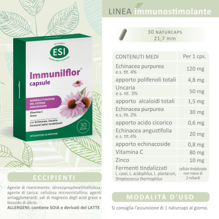 ESI Immunilflor Capsule | Integratore Sistema Immunitario | 30caps 2