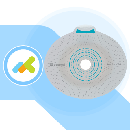 SenSura Mio Flex | Placca Piana | Sistema Due Pezzi per Urostomia | 10 placche