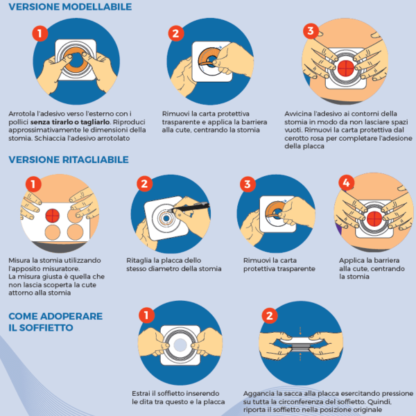 Natura+ Placca piana a soffietto  con Tecnologia Modellabile