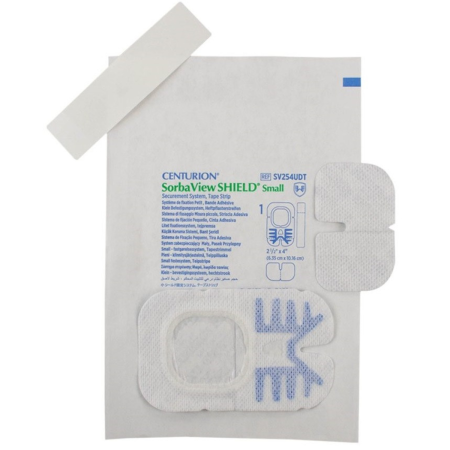 Medicazione SorbaView Shield Small 6,4x10,2 cm | Sistema fissaggio catetere SHIELD 2