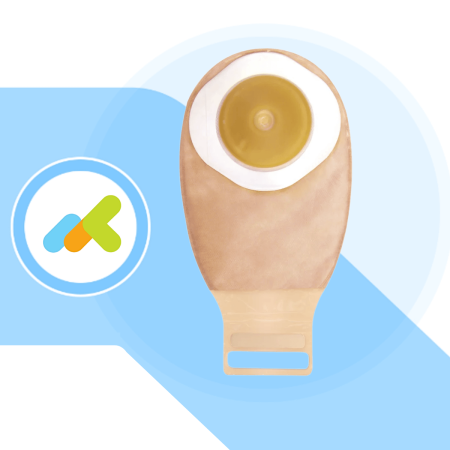 Esteem+ sacca monopezzo convessa aperta con InvisiClose 10pz