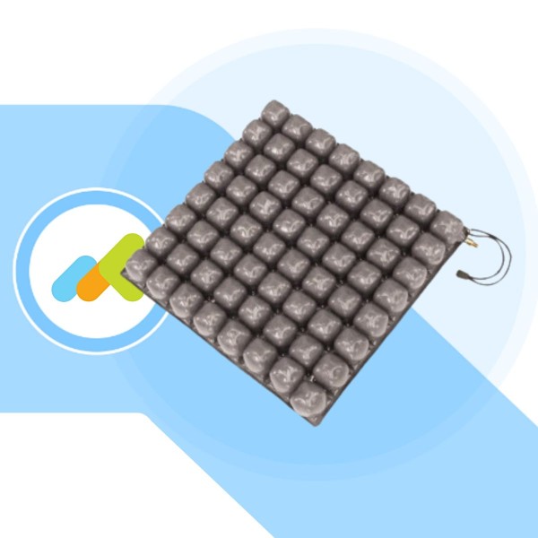 Cuscino antidecubito a bolle d’aria monovalvola Intermed, altezza 10 cm