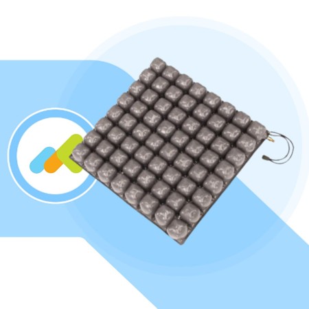 Cuscino antidecubito a bolle d’aria monovalvola Intermed, altezza 10 cm