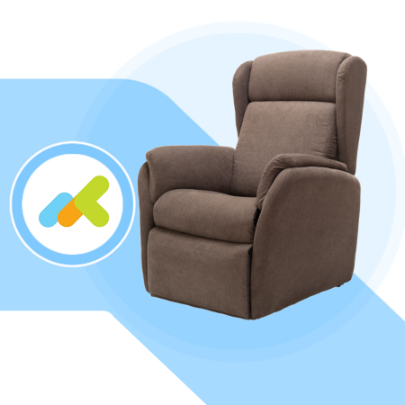 Poltrona Elevabile KSP K901-2R | Alzata Assistita a 2 Motori Lift-Relax – Dispositivo Medico CE