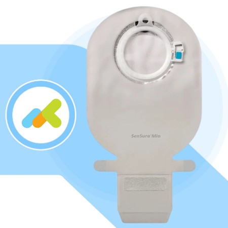 SenSura® Mio Click Sacca per Ileostomia Aperta Trasparente – 550 ml - 30 pz