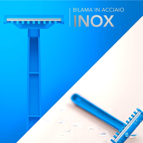 Rasoio Monouso Bilama Tricotomia 100 Pezzi| Chirurgico Professionale