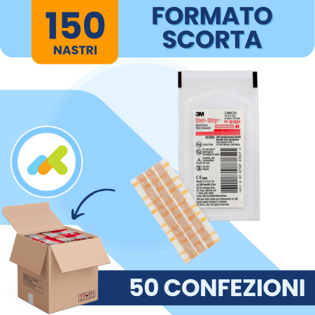 3M Steri-Strip | Nastro per sutura cutanea rinforzato
