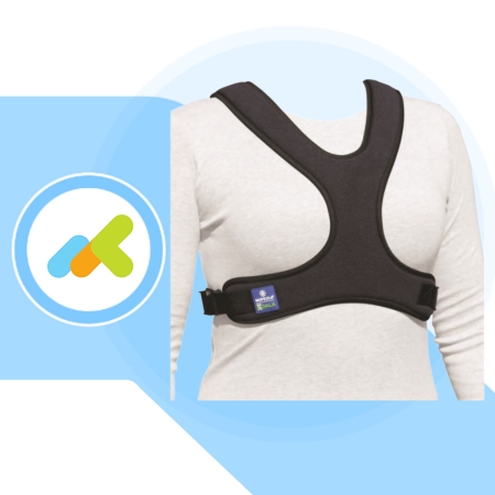Cintura Pettorale a Corpetto a Farfalla Koala | Dispositivo Posturale Regolabile per Carrozzina
