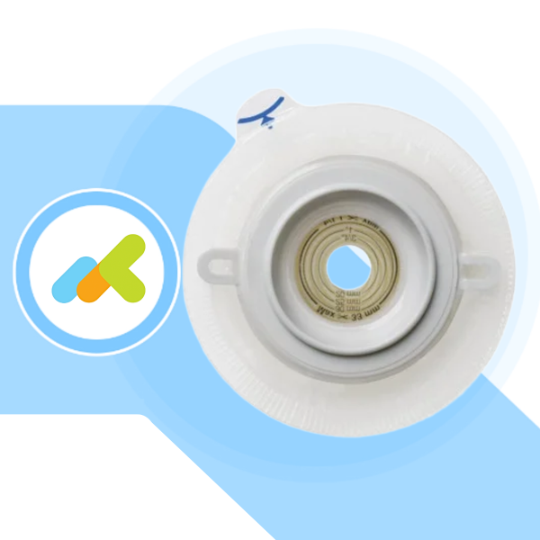 Alterna Mio Trasparente Placca Adesiva Piana per Colostomia - 5 pezzi | Alterna