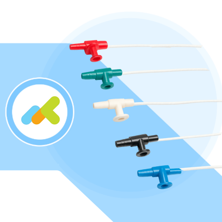 Sondini per Aspirazione Endotracheale con Valvola  Sicuri e Facili da Usare  1 pezzo