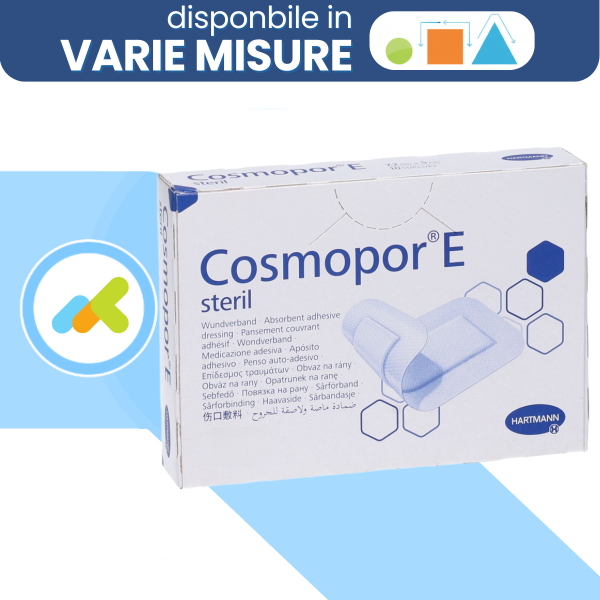 Cosmopor E | Medicazione Adesiva Sterile per Ferite Chirurgiche | 10 Pezzi