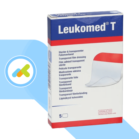Leukomed T medicazione adesiva trasparente 8x10 5pz