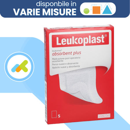 Leukomed Absorbent Plus | Medicazione Post Operatoria Assorbente | 5 pezzi