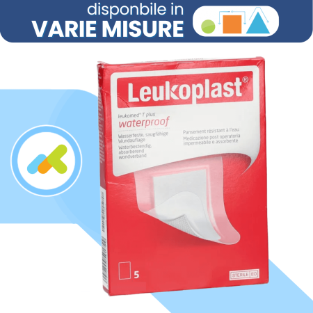 Leukomed T Plus Waterproof | Medicazione Trasparente Impermeabile |  5 Pezzi
