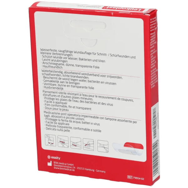 Leukomed T Plus Waterproof Medicazione Post-Operatoria Trasparente Impermeabile