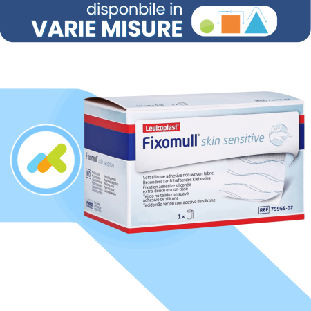 Fixomull Skin Sensitive | Garza Adesiva in Silicone per Pelli Sensibili e Delicate