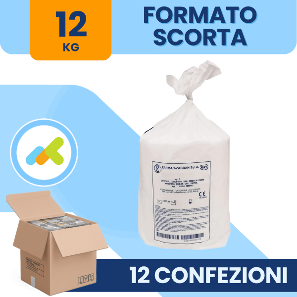 Med's Cotone Idrofilo Assorbente | Per Medicazione Monouso | Oro Extra | 1kg