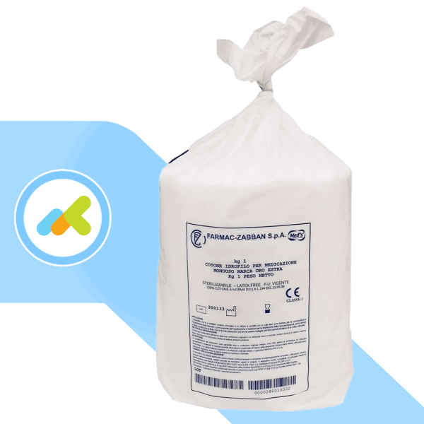 Med's Cotone Idrofilo Assorbente | Per Medicazione Monouso | Oro Extra | 1kg