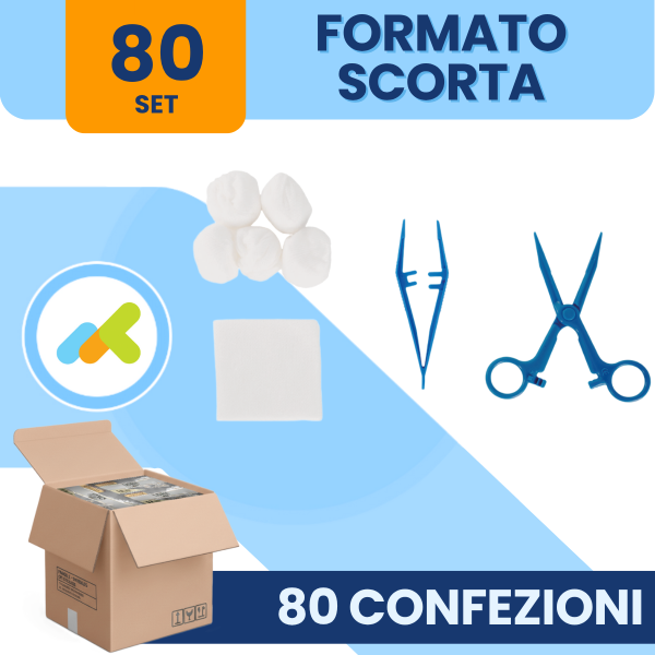 Set Medline Essential N°1 Per Medicazione Senza Telo Con Pinze Kocher | Sterile