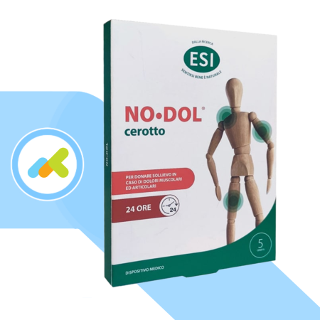 Esi No-Dol Cerotti | Sollievo dai Dolori Muscolari e Articolari | 5 pezzi