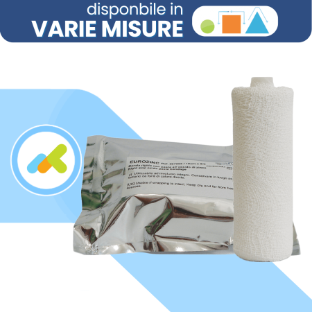 Eurozinc Elast | Benda Elastica all'Ossido di Zinco | Attività Antinfiammatoria