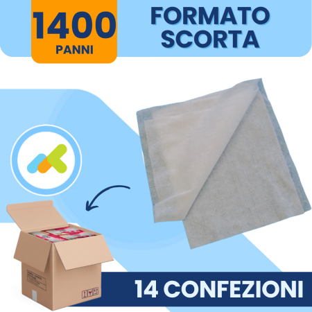 Telino Morbido Monouso in TNT | Efficace per Igiene Personale | 100pz