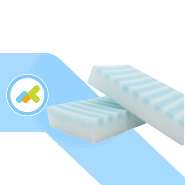 Spugna presaponata monouso | in Schiuma di Poliuretano | Igiene e Lavaggio Pazienti | 50 pezzi