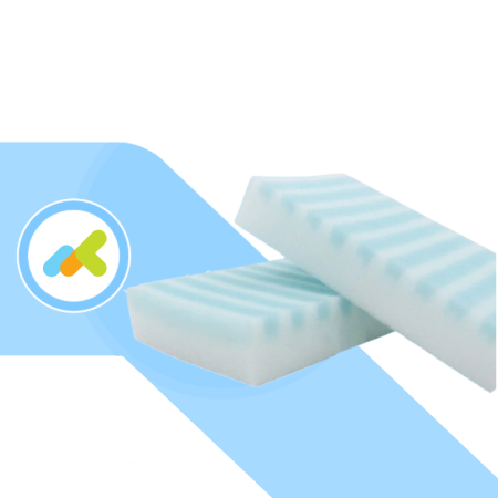 Spugna presaponata monouso | in Schiuma di Poliuretano | Igiene e Lavaggio Pazienti | 50 pezzi