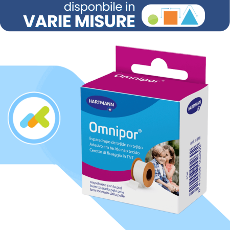 Omnipor cerotto ipoallergenico in TNT