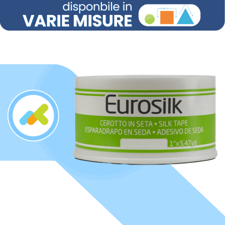 Eurosilk cerotto in seta su rocchetto per pelli delicate