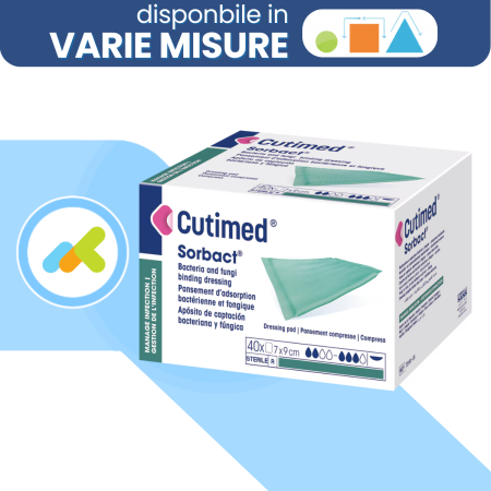 Cutimed Sorbact | Medicazione Assorbente a Captazione Batterica e Fungina |