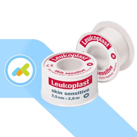 Leukoplast Skin Sensitive cerotto adesivo su rocchetto 2,5x2,6