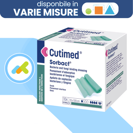 Garza Cutimed Sorbact – Medicazione di Contatto a Captazione Batterica e Fungina