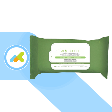 Salviette imbevute Medline AloeTouch | Detersione Delicata e Sicura per la Pelle | 48 pz