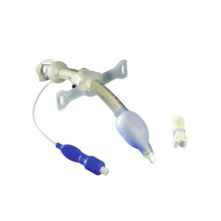 Cannula Tracheostomica Hyperflex con Flangia regolabile in silicone 2