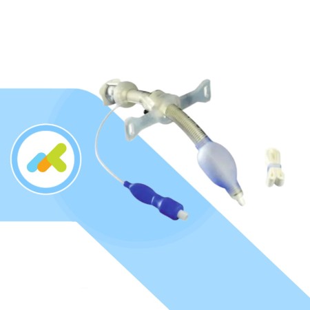 Cannula Tracheostomica Hyperflex con Flangia regolabile in silicone