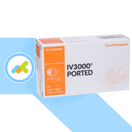 IV3000 Medicazione Trasparente Idroreattiva per Fissaggio Cateteri 9x12 cm | 1 Pezzo