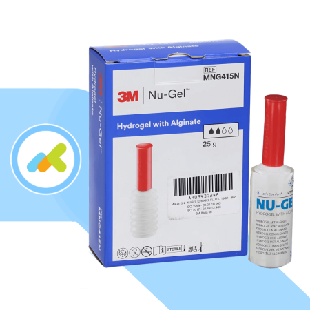 Nu-Gel 25g | Idrogel Sterile con Alginato | Proprietà Batteriostatiche