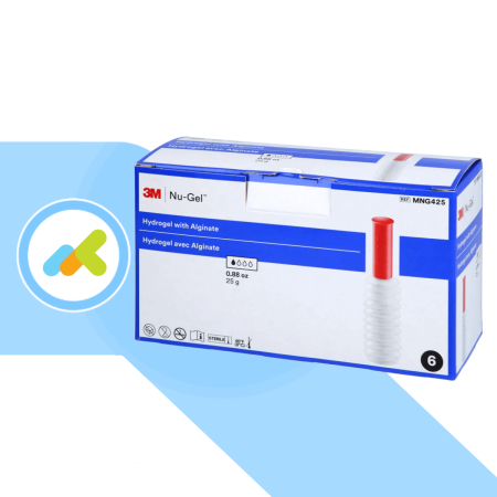 Nu-Gel 25g | Idrogel Sterile con Alginato | Proprietà Batteriostatiche