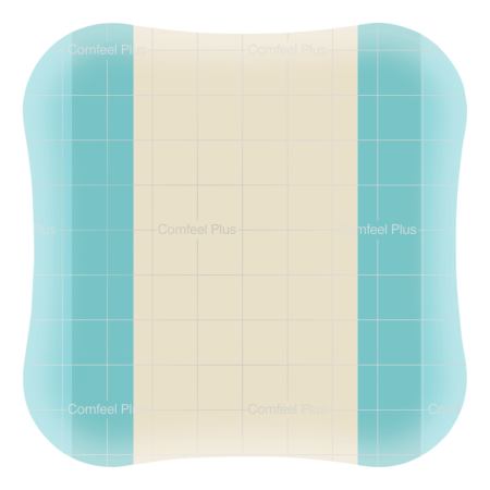 Comfeel Plus 10x10 | Medicazione Idrocolloidale con Alginato | per Lesioni Cutanee | 10 pezzi